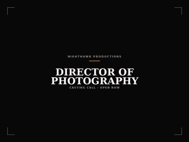 Director of Photography β Music Video